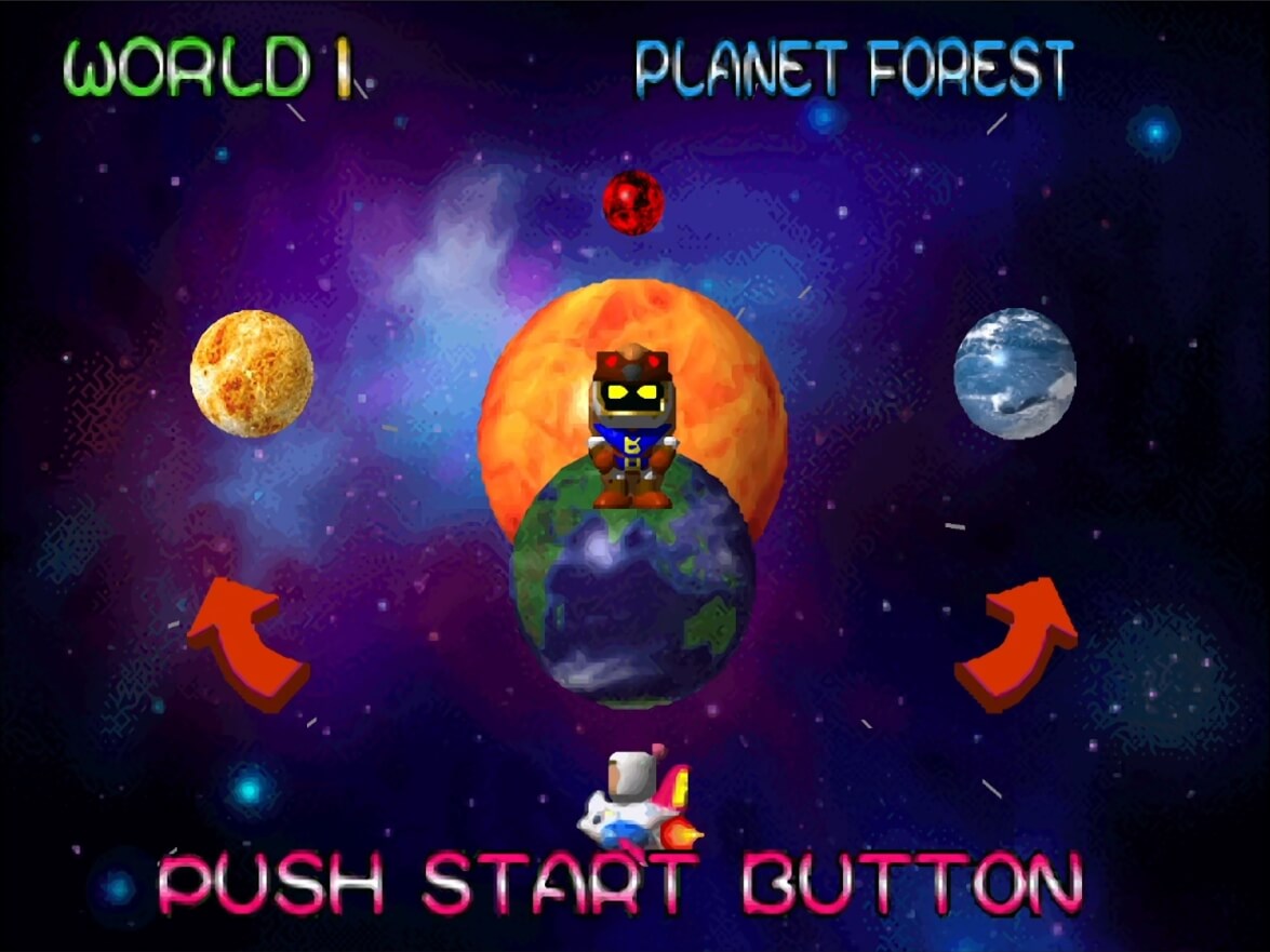 Bomberman World - геймплей игры на PlayStation